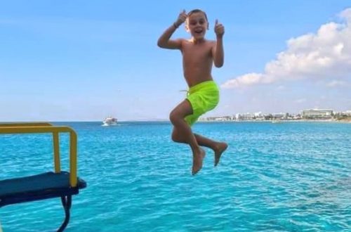 Jump from 1 of the 3 different height diving boards.