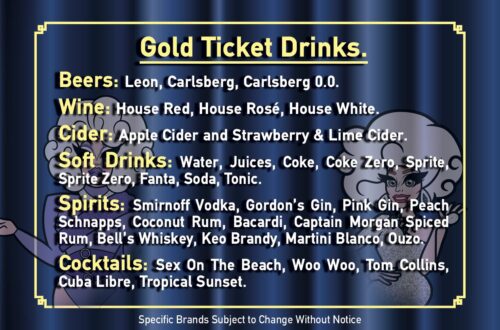 Gold Ticket Drinks