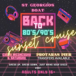 80s/90s Sunset BBQ Cruise With Live DJ